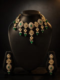 Emerald Kundan Set
