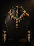 Rangriti Pearl Kundan Choker Set
