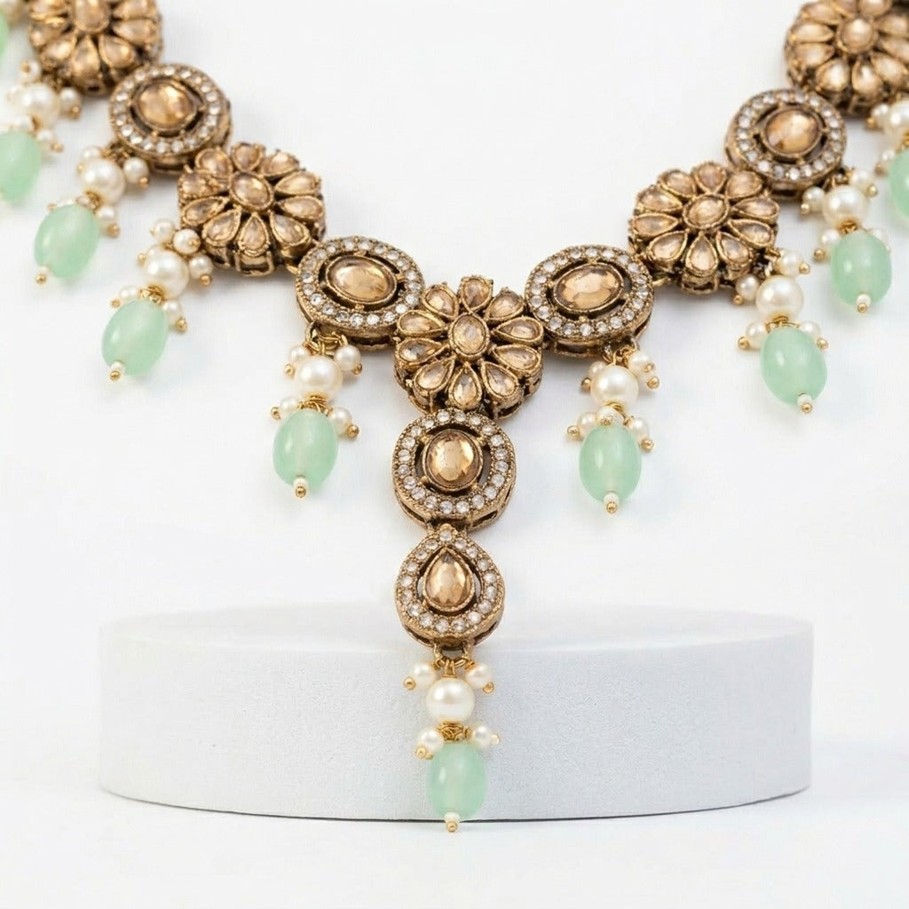 Mintara Royale Kundan Set