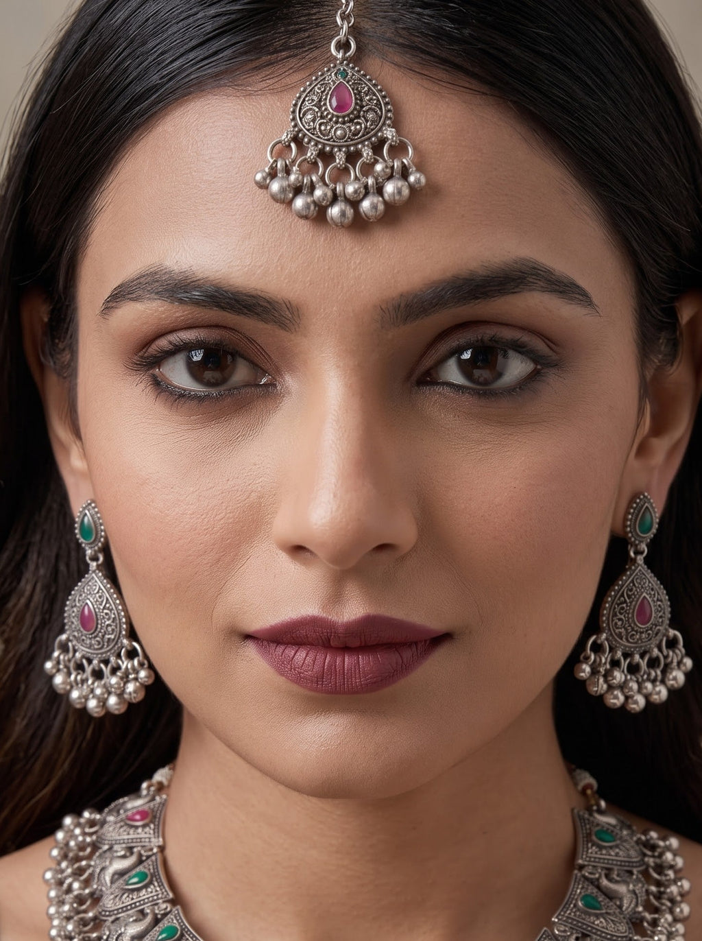Kavishae Naira Oxidised Choker Set