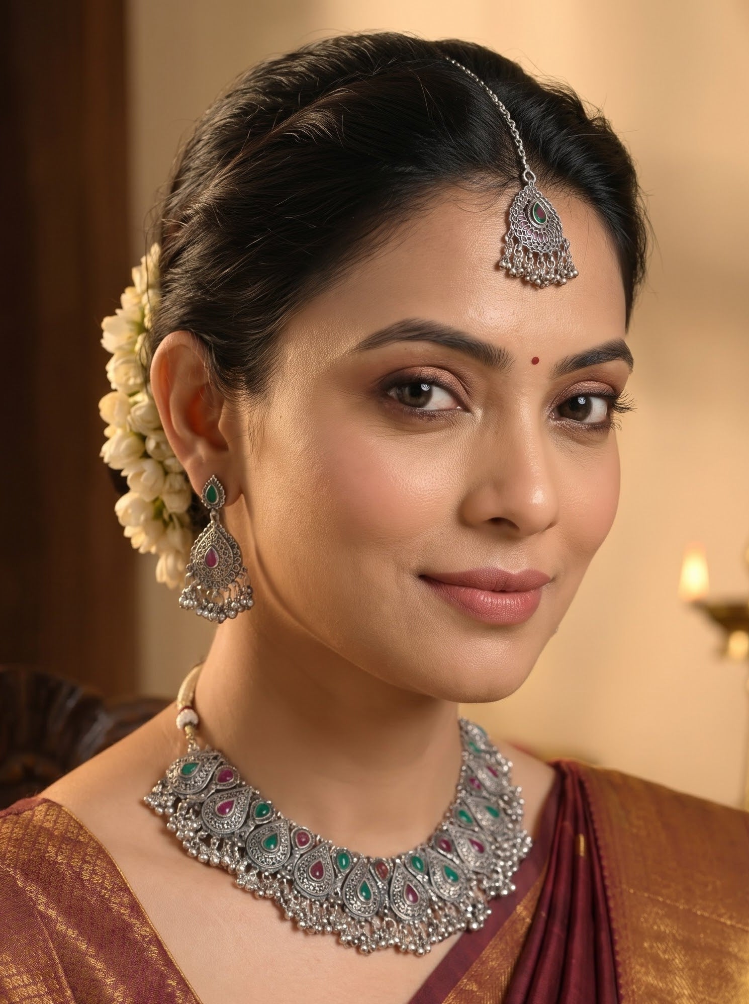 Kavishae Noorika Oxidised Choker Set