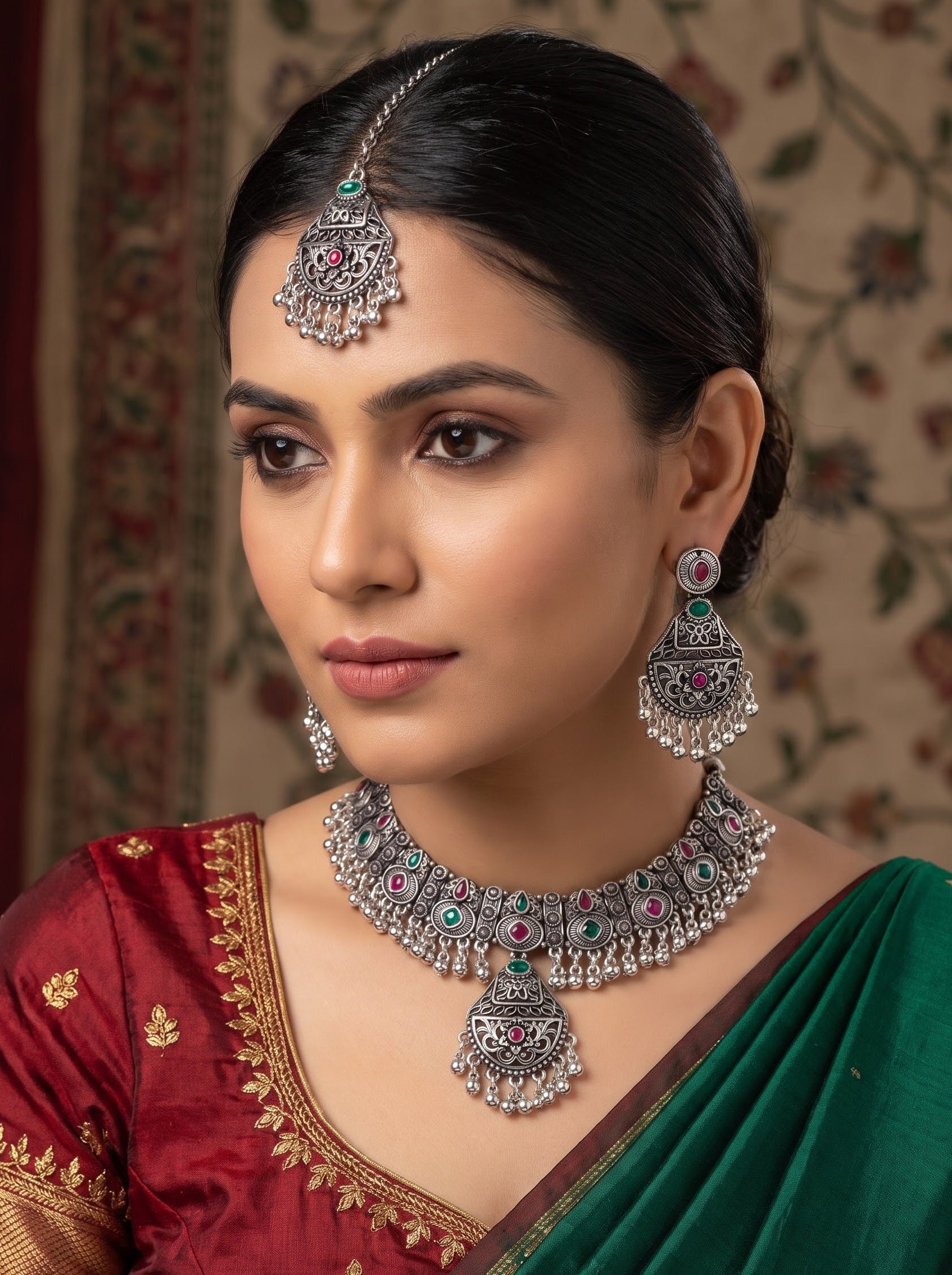Kavishae Rivaaya Oxidised Choker Set