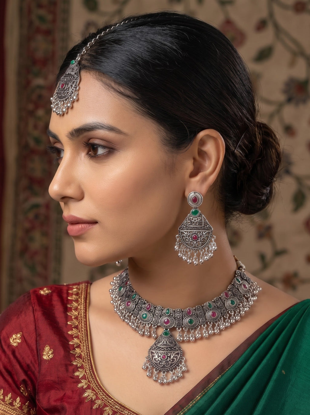 Kavishae Rivaaya Oxidised Choker Set