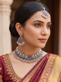 Kavishae Virasat Oxidised Choker Set