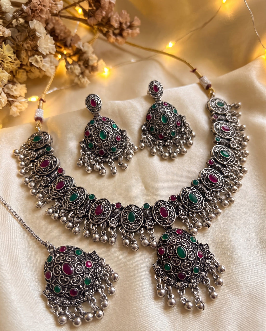 Kavishae Zariya Oxidised Choker Set