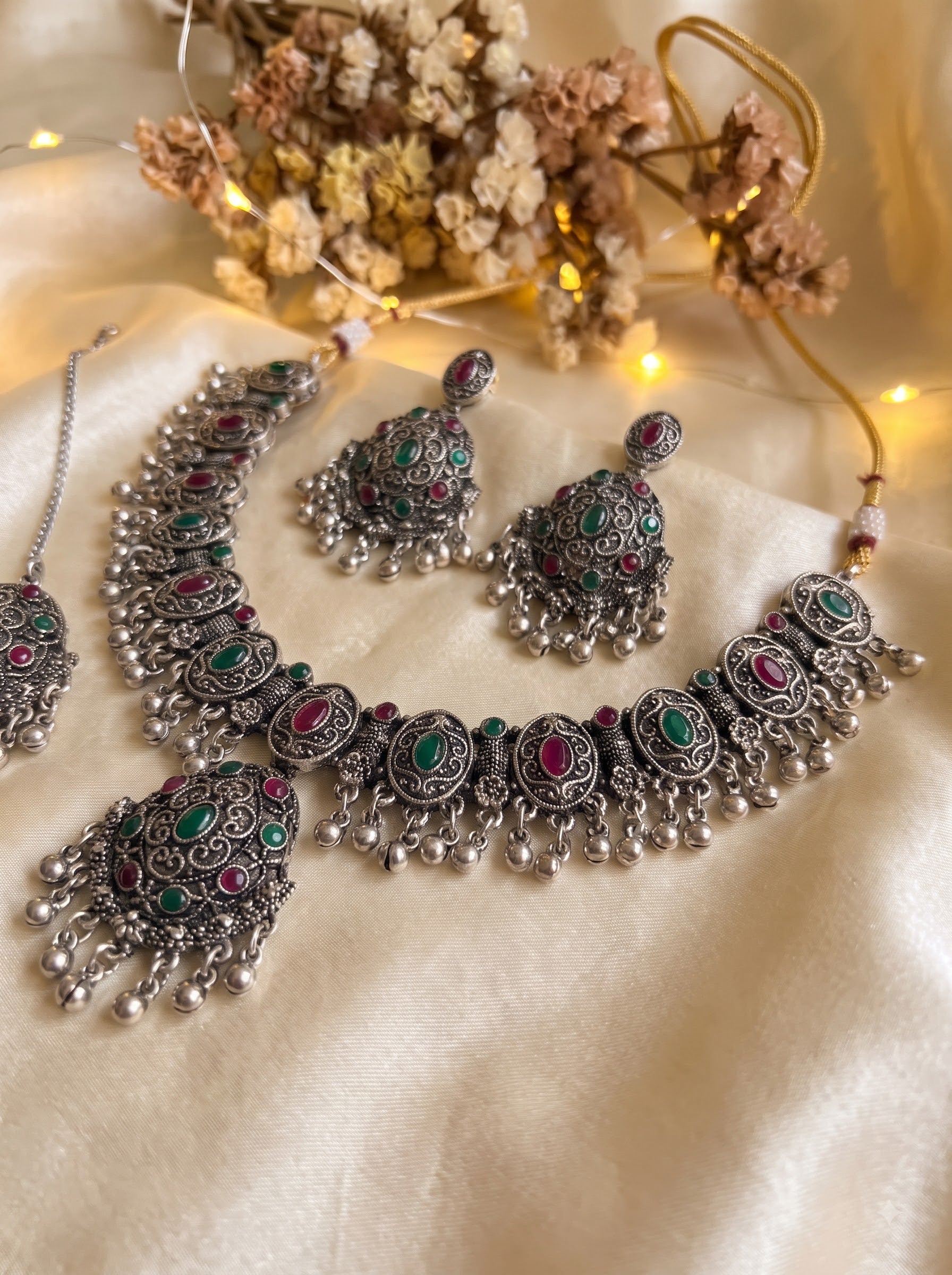 Kavishae Zariya Oxidised Choker Set
